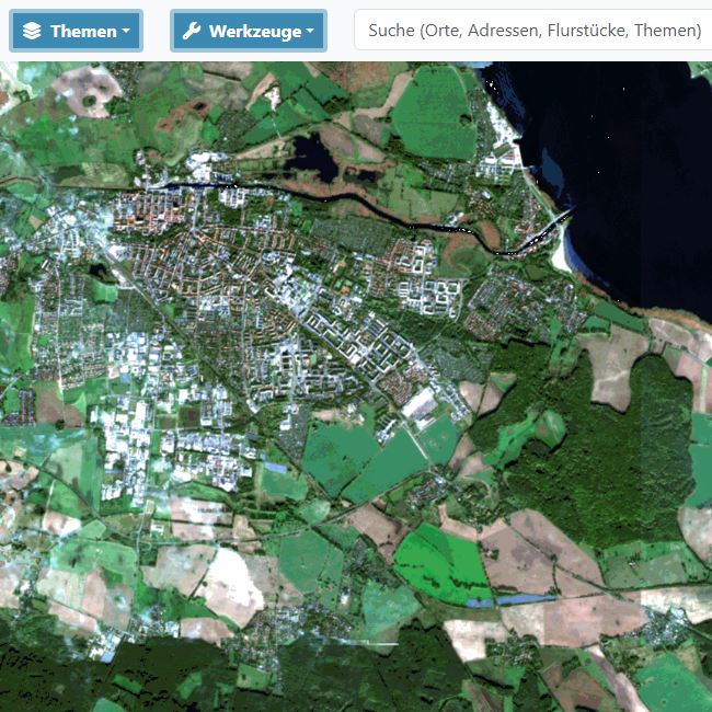 Logo: Satellitenbilder anschauen