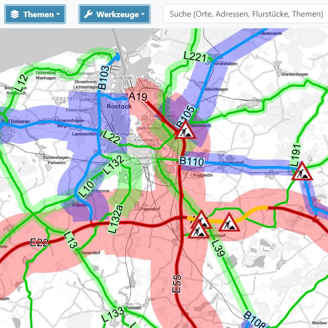Logo: Straßenverkehrsdaten anschauen
