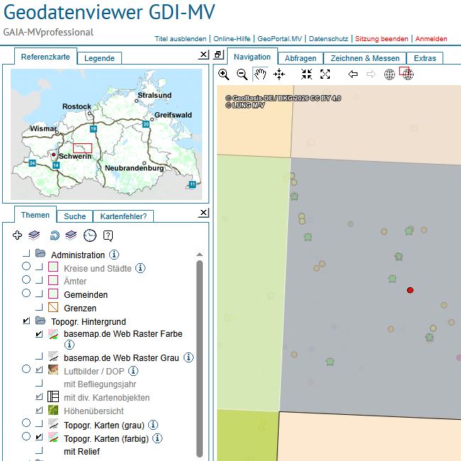 Logo: Daten zu Arten im Web-GIS analysieren und abfragen