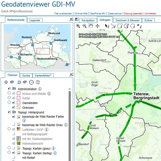 Logo: Baumkatasterdaten analysieren und abfragen