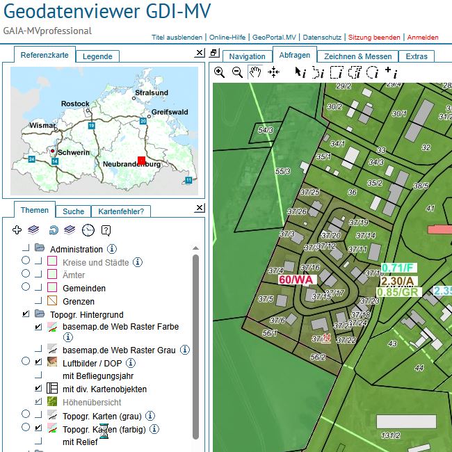 Logo: Grundsteuerdaten im Web-GIS analysieren und abfragen