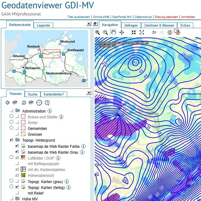 Logo: Grundwasserdaten im Web-GIS analysieren und abfragen