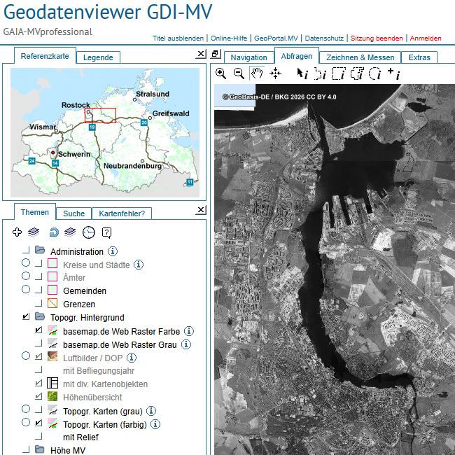 Logo: historische Luftbilder (1991) im Web-GIS nutzen