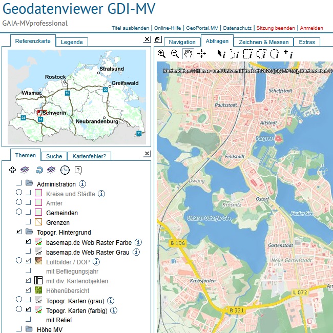 Logo: Offene Regionalkarte im Web-GIS nutzen