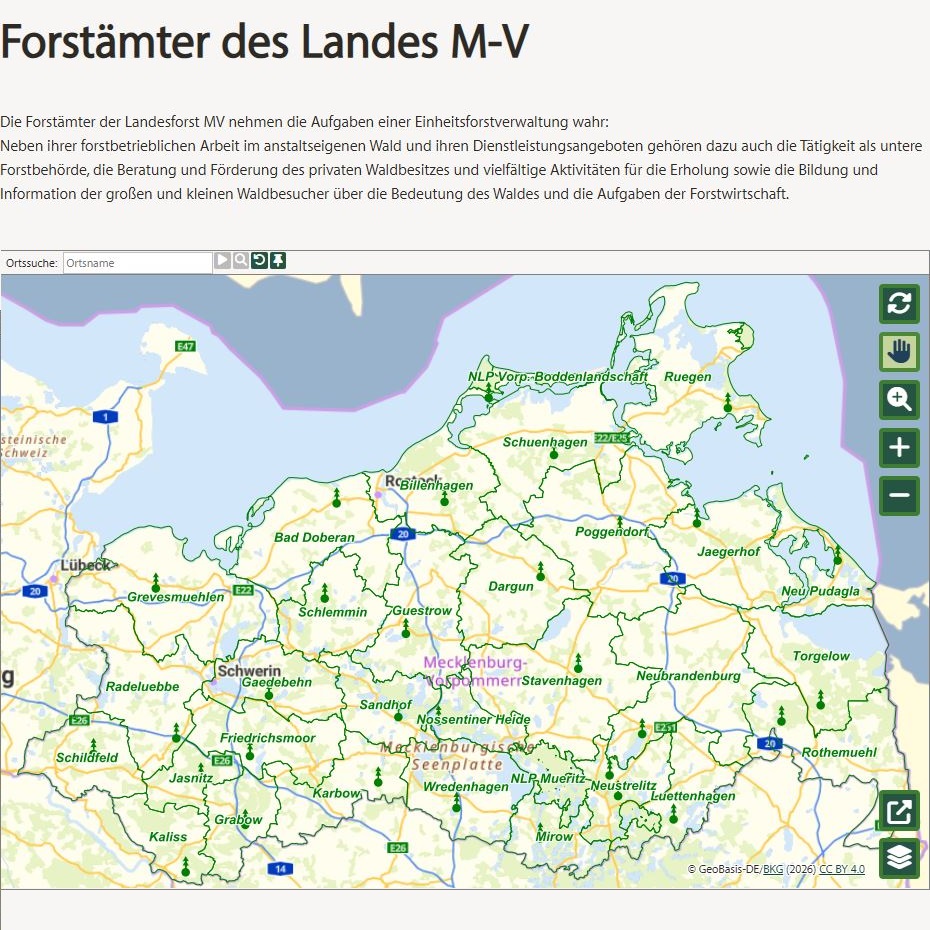 Logo: Forstämter des Landes M-V