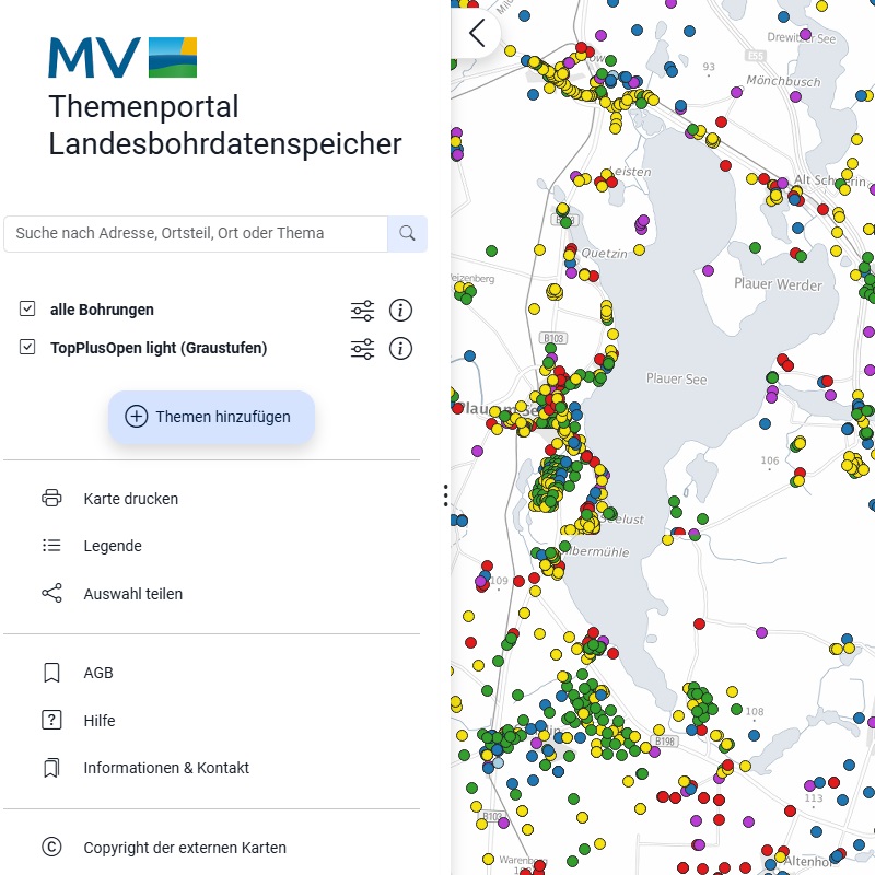 Logo: Daten des Landesbohrdaten-Speichers im Kartenportal Umwelt M-V
