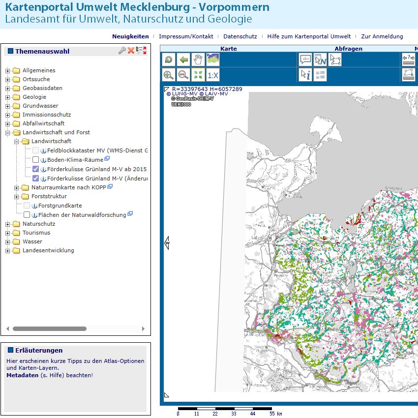 Logo: Landwirtschaftsdaten im Kartenportal Umwelt M-V