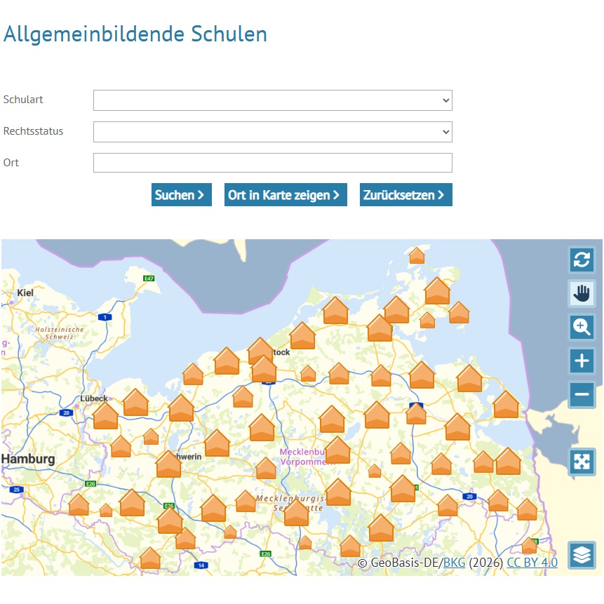 Logo: Schulstandorte beim Statistischen Amt suchen und finden