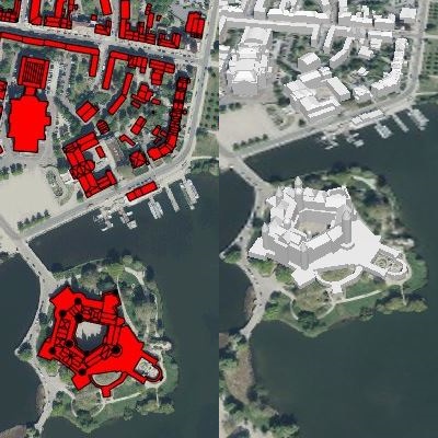 Themenkarte 3D Geb&auml;ude Vorschau