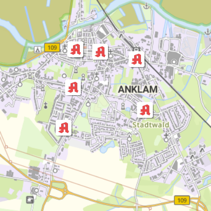 Themenkarte Apothekenstandorte Vorschau